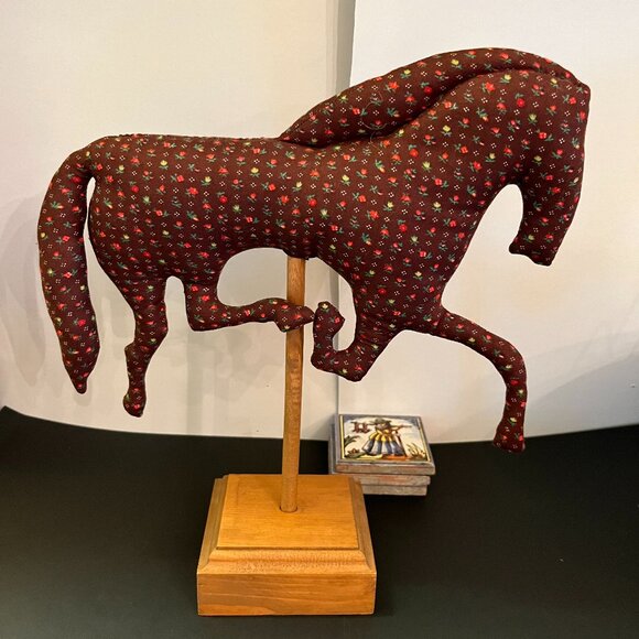 Country Calico Weathervane Horse - Picture 2 of 4